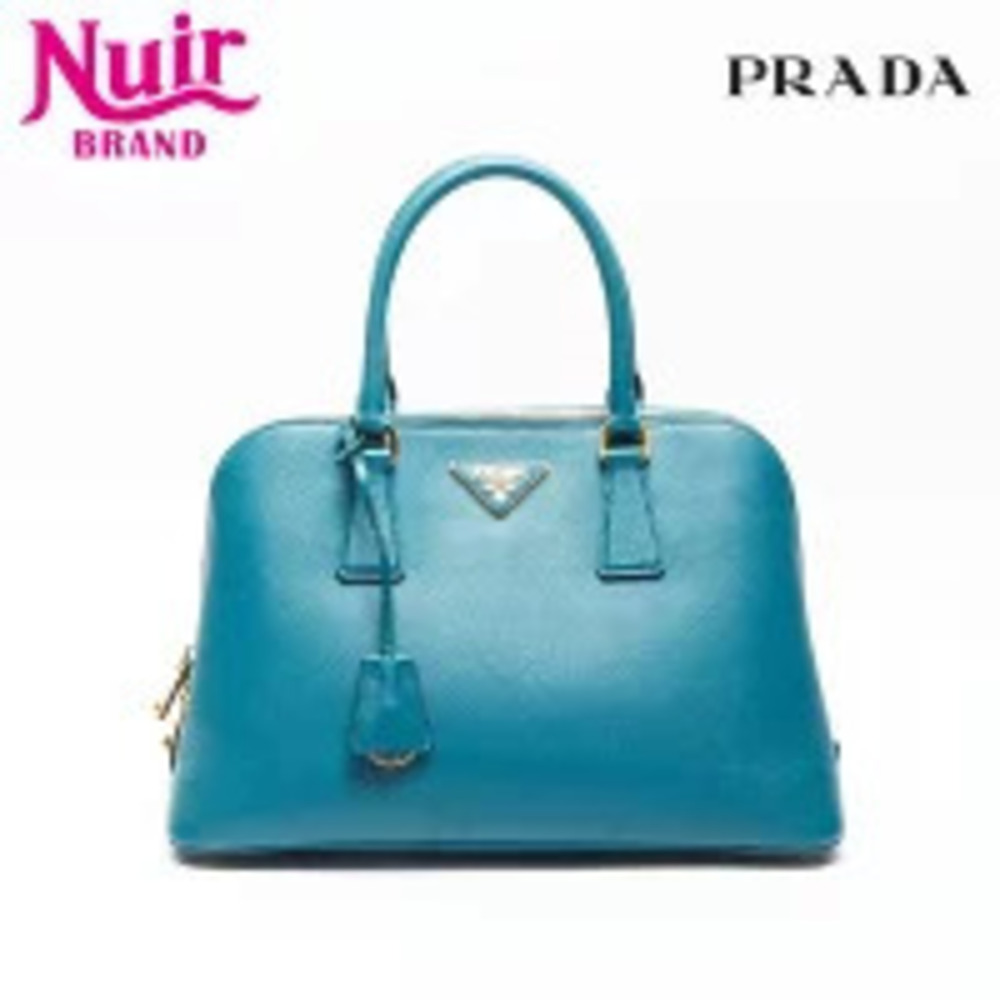 Prada Saffiano Leather 2012 2013 Handbag Green